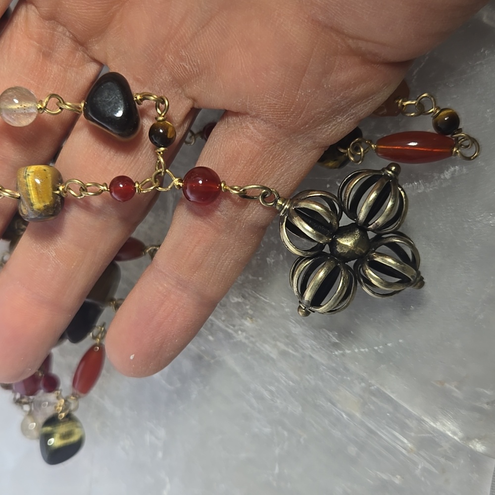 Vintage Tibetan Cross Necklace
